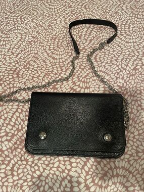 Longchamp Le Foulonne Pebbled Leather Chain Shoulder Bag